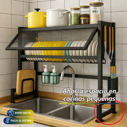 Escurridor Multiuso + Kit De Regalo Juego De Cuchillos